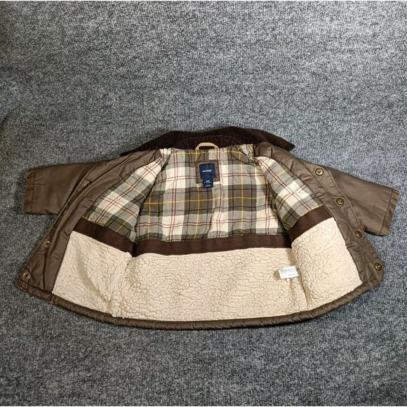 Baby Gap Sherpa Lined Jacket 6-9 Months - Picture 5 of 7